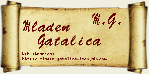Mladen Gatalica vizit kartica